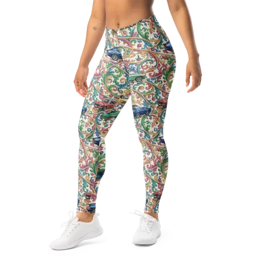 Rococo Roadster on a Leggings