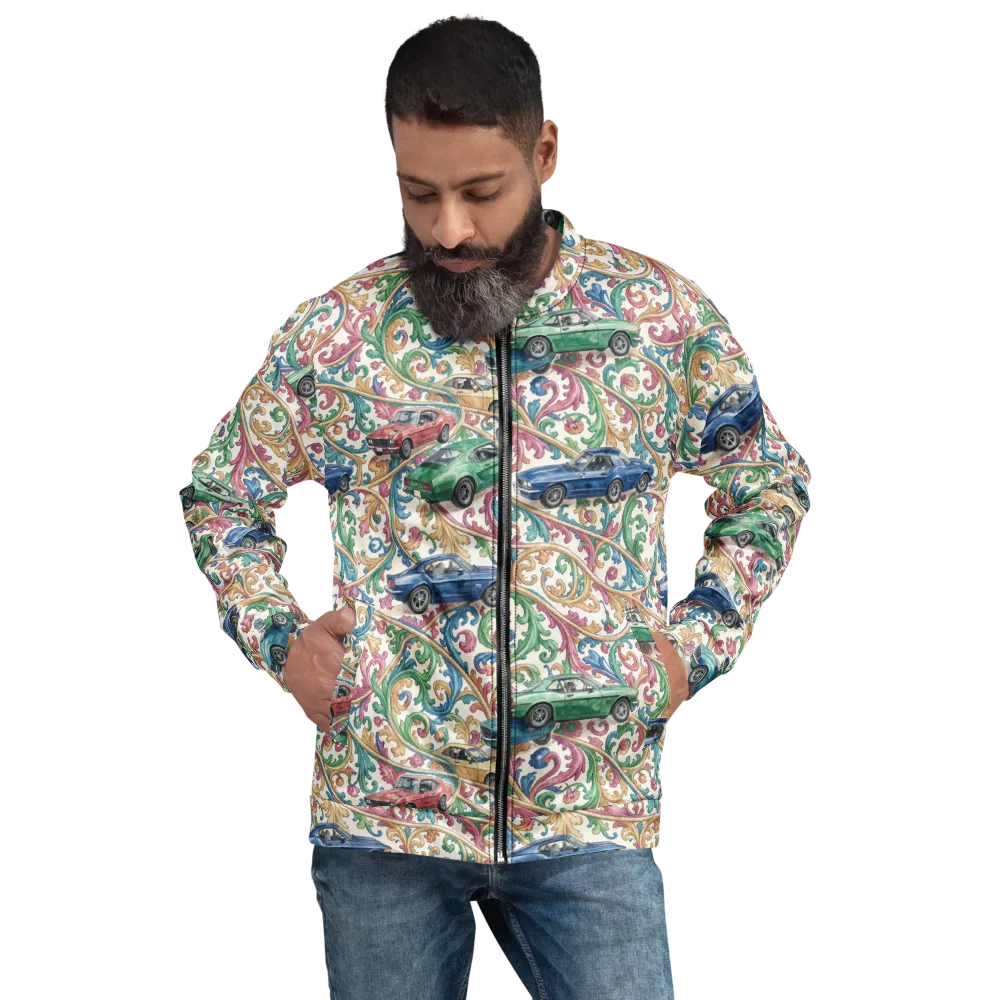 Rococo Roadster on Bomber Jacket — Front