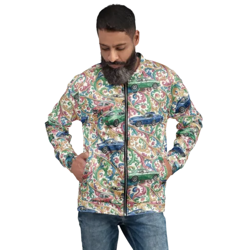 Rococo Roadster on a Bomber Jacket