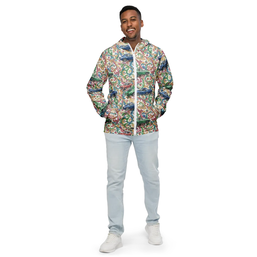 Rococo Roadster on Men's Windbreaker — Front
