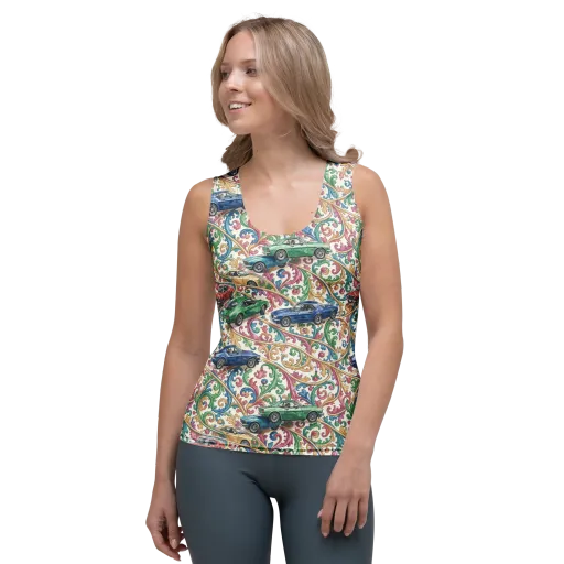 Rococo Roadster on a Women's Tank Top