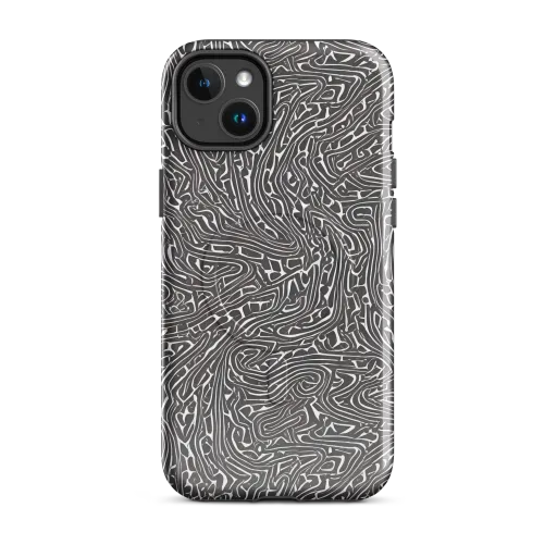 Monochrome Labyrinth on a MagSafe Tough Case for iPhone®