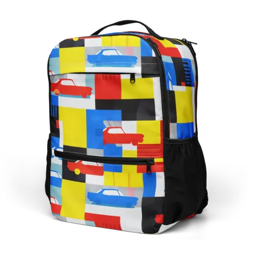 Chrome Block Party on a Utility Backpack