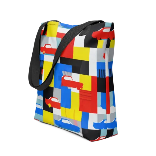 Chrome Block Party on a Tote Bag