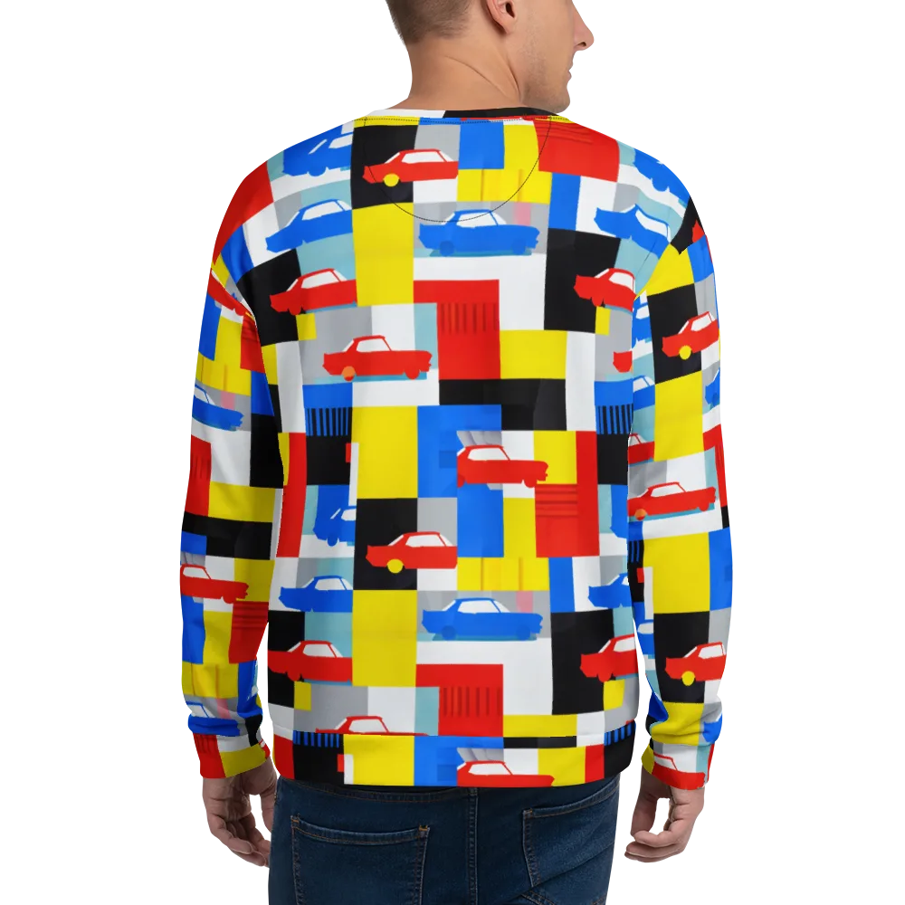 Chrome Block Party on Sweatshirt — Back