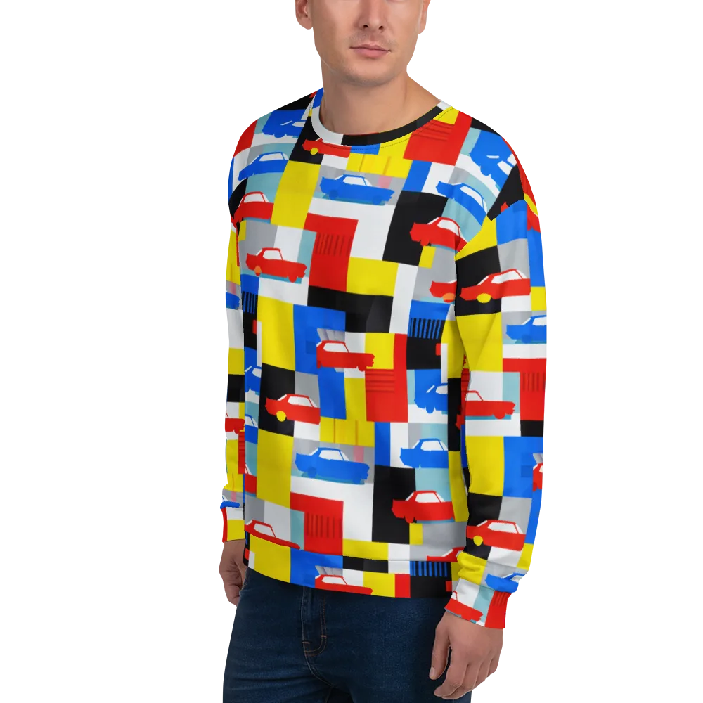 Chrome Block Party on Sweatshirt — Left Front