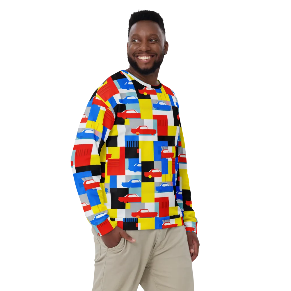 Chrome Block Party on Sweatshirt — Front