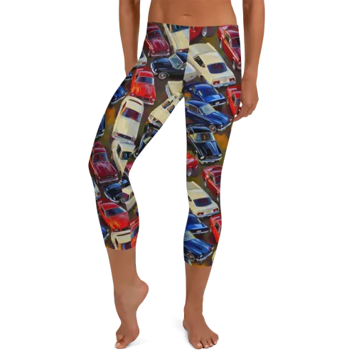 Vintage Velocity on a Capri Leggings