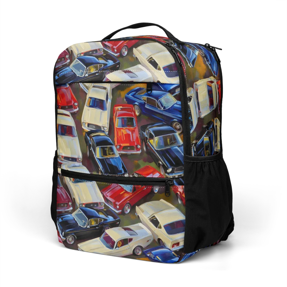 Vintage Velocity on Utility Backpack — Left Front