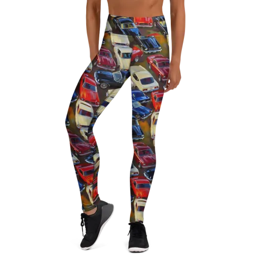 Vintage Velocity on a Yoga Leggings