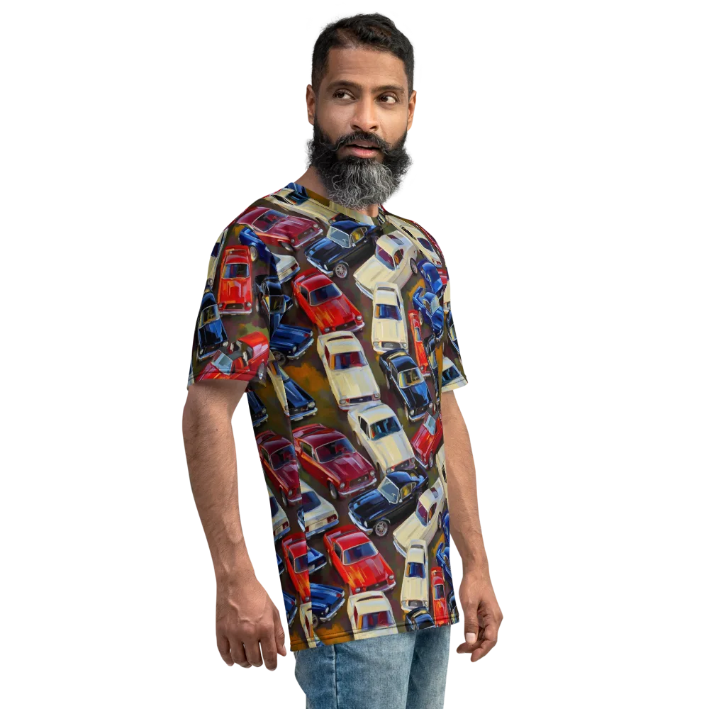 Vintage Velocity on Men's Crew Neck T-Shirt — Right