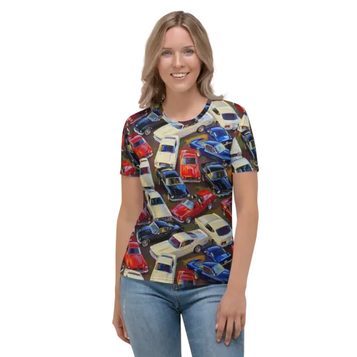 Vintage Velocity on a Women's Crew Neck T-Shirt