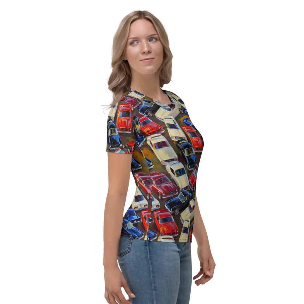 Vintage Velocity on Women's Crew Neck T-Shirt — Right