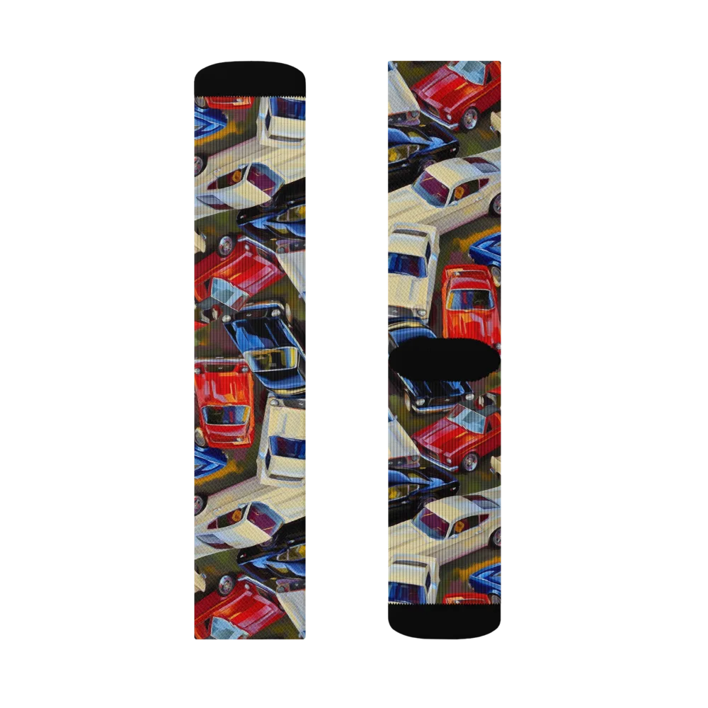 Vintage Velocity on Socks — Left Sock
