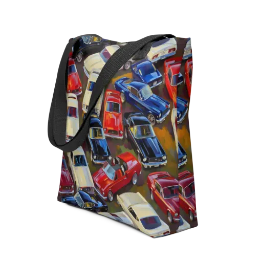 Vintage Velocity on a Tote Bag