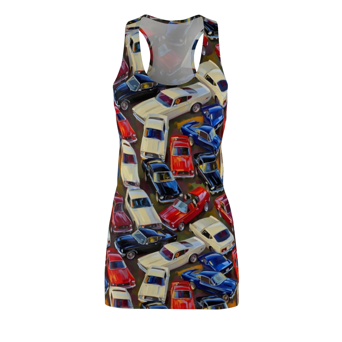 Vintage Velocity on Racerback Dress — Front