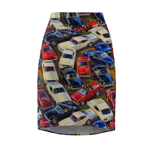 Vintage Velocity on a Pencil Skirt
