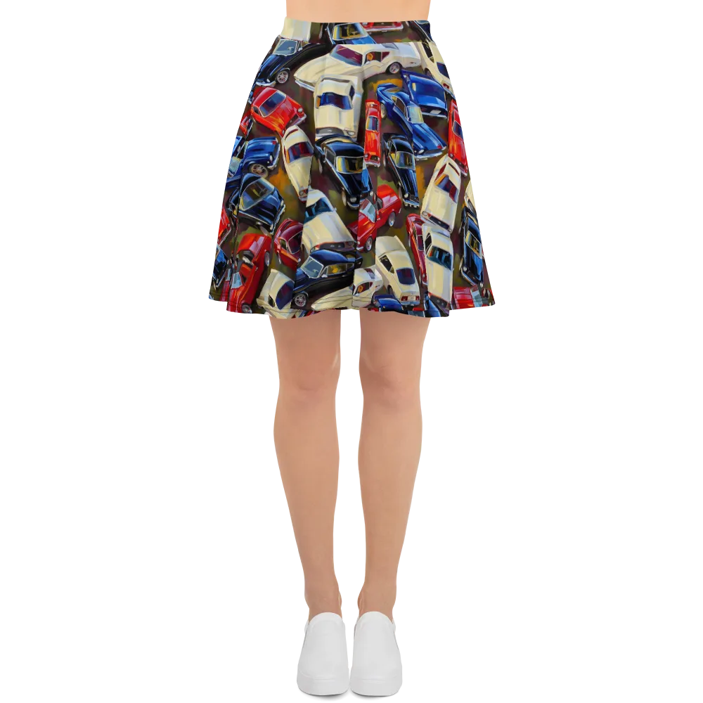 Vintage Velocity on Skater Skirt — Front