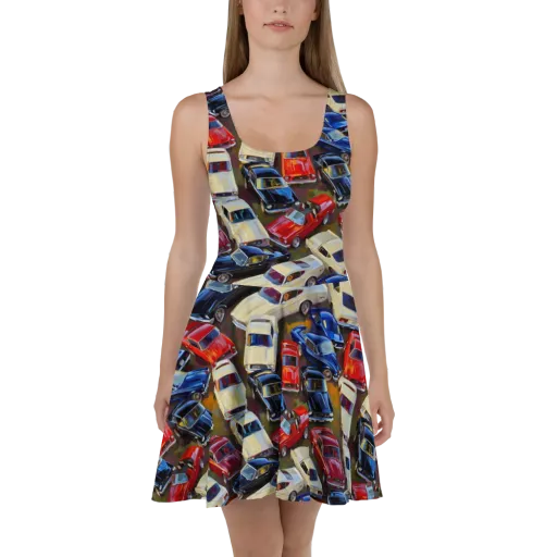 Vintage Velocity on a Skater Dress