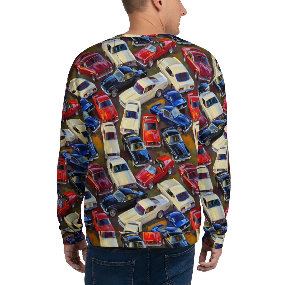 Vintage Velocity on Sweatshirt — Back