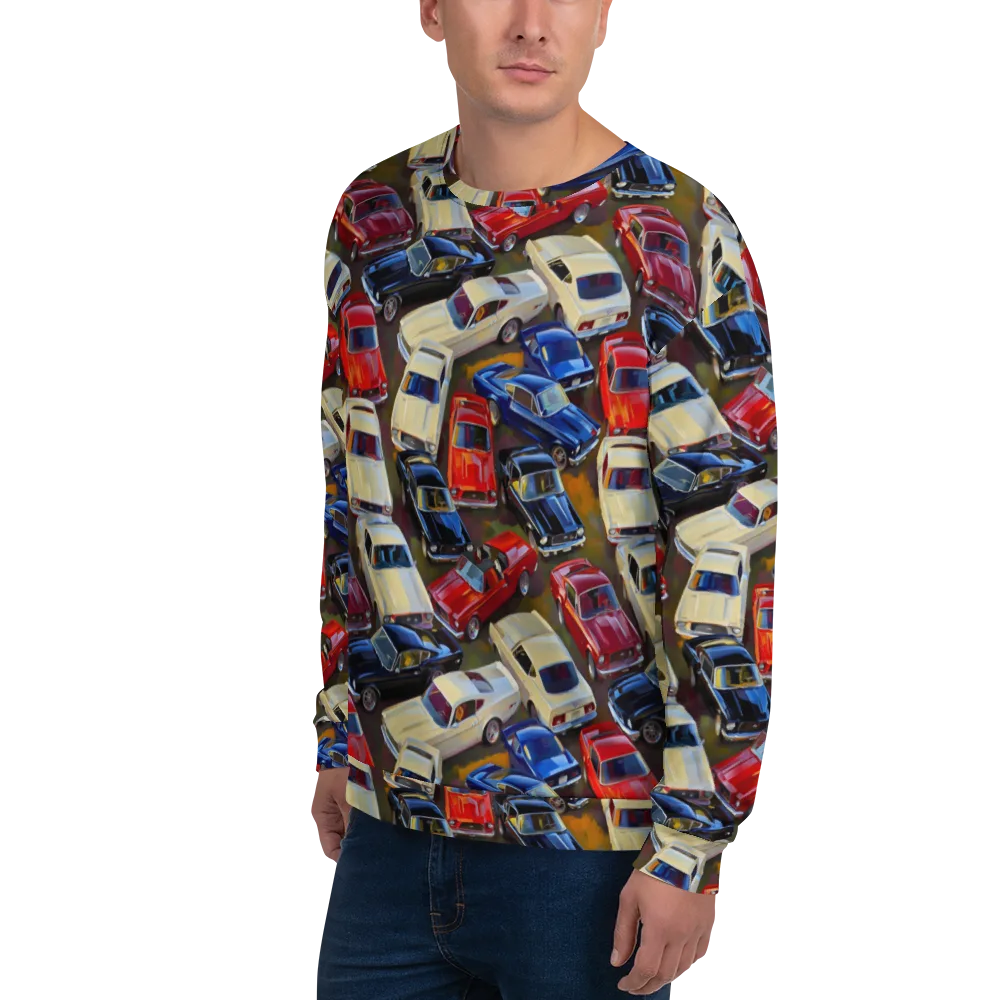 Vintage Velocity on Sweatshirt — Left Front