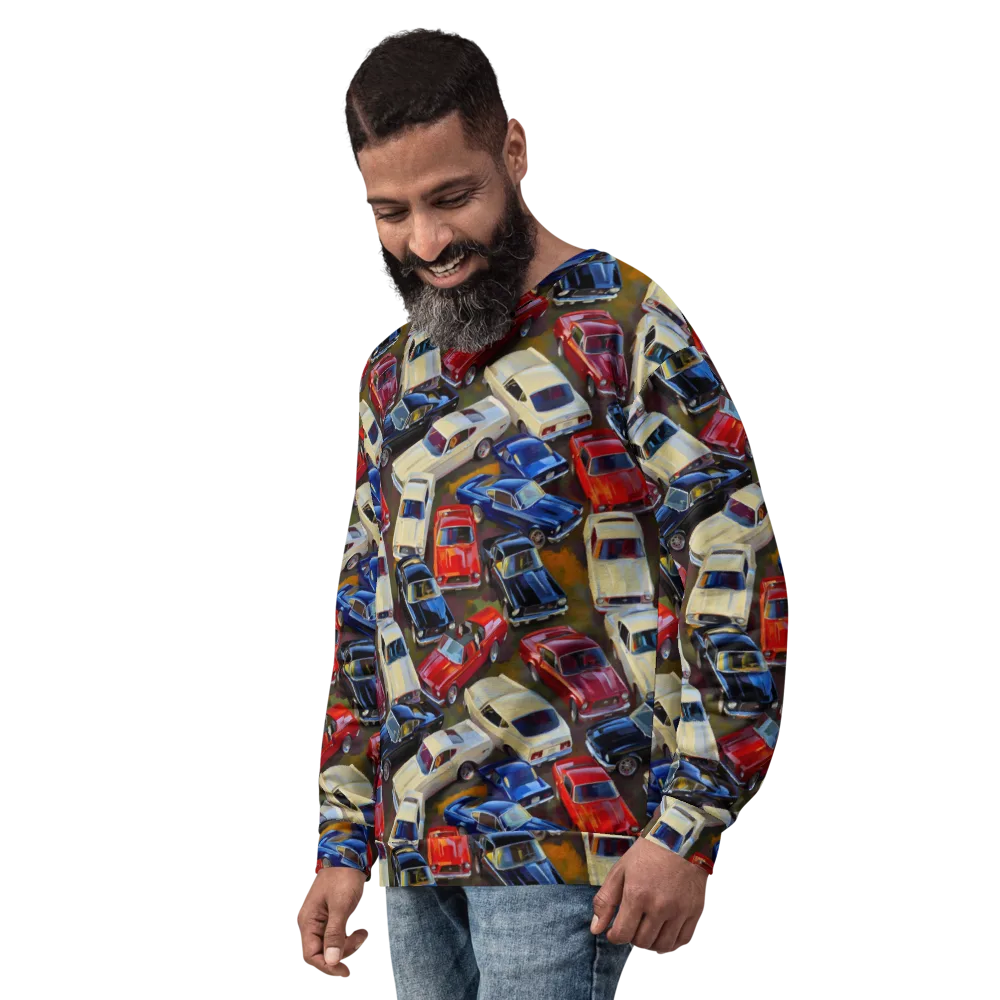 Vintage Velocity on Sweatshirt — Left Front