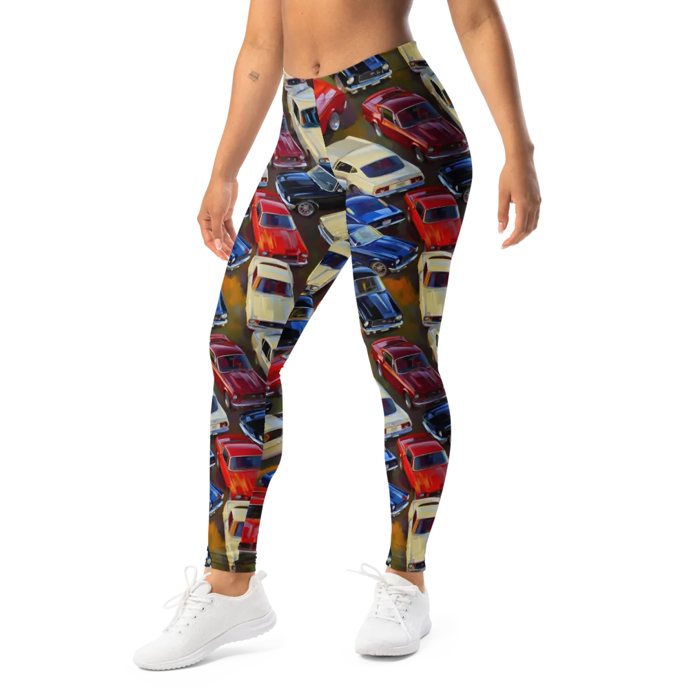 Vintage Velocity on Leggings — Left Front