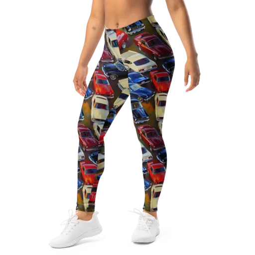 Vintage Velocity on a Leggings