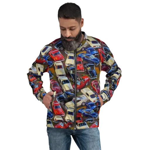 Vintage Velocity on a Bomber Jacket