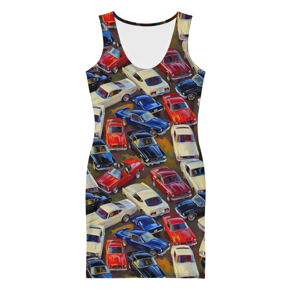 Vintage Velocity on Bodycon Dress — Front