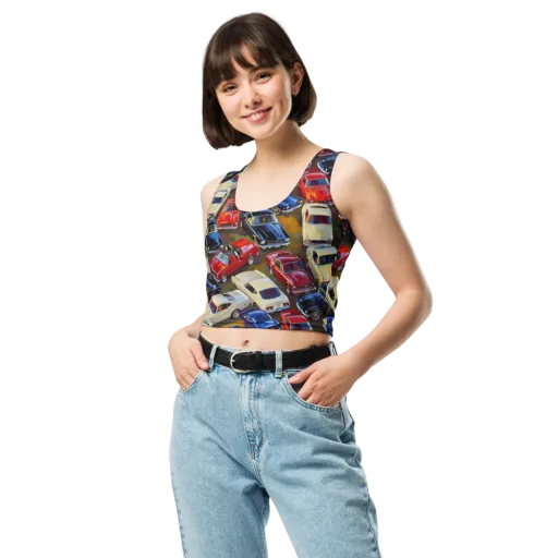 Vintage Velocity on a Crop Top