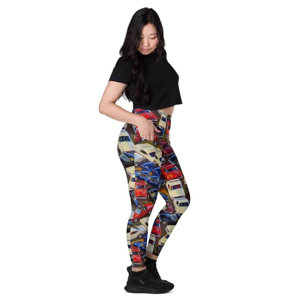 Vintage Velocity on Leggings with Pockets — Right