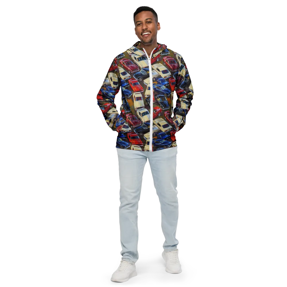 Vintage Velocity on Men's Windbreaker — Front