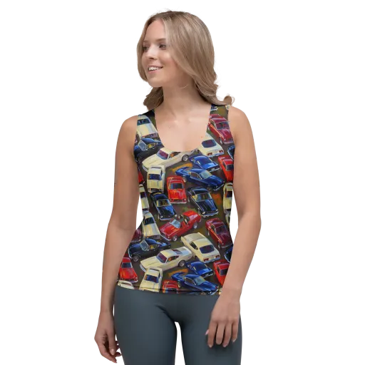 Vintage Velocity on a Women's Tank Top
