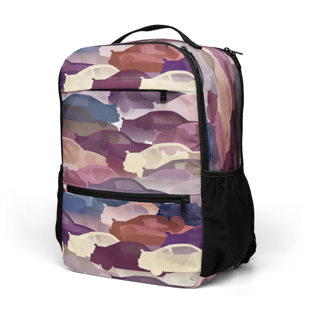 Chromatic Traffic on Utility Backpack — Left Front