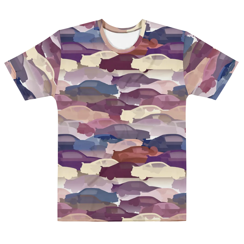 Chromatic Traffic on Men's Cotton Crew Neck T-Shirt — Front