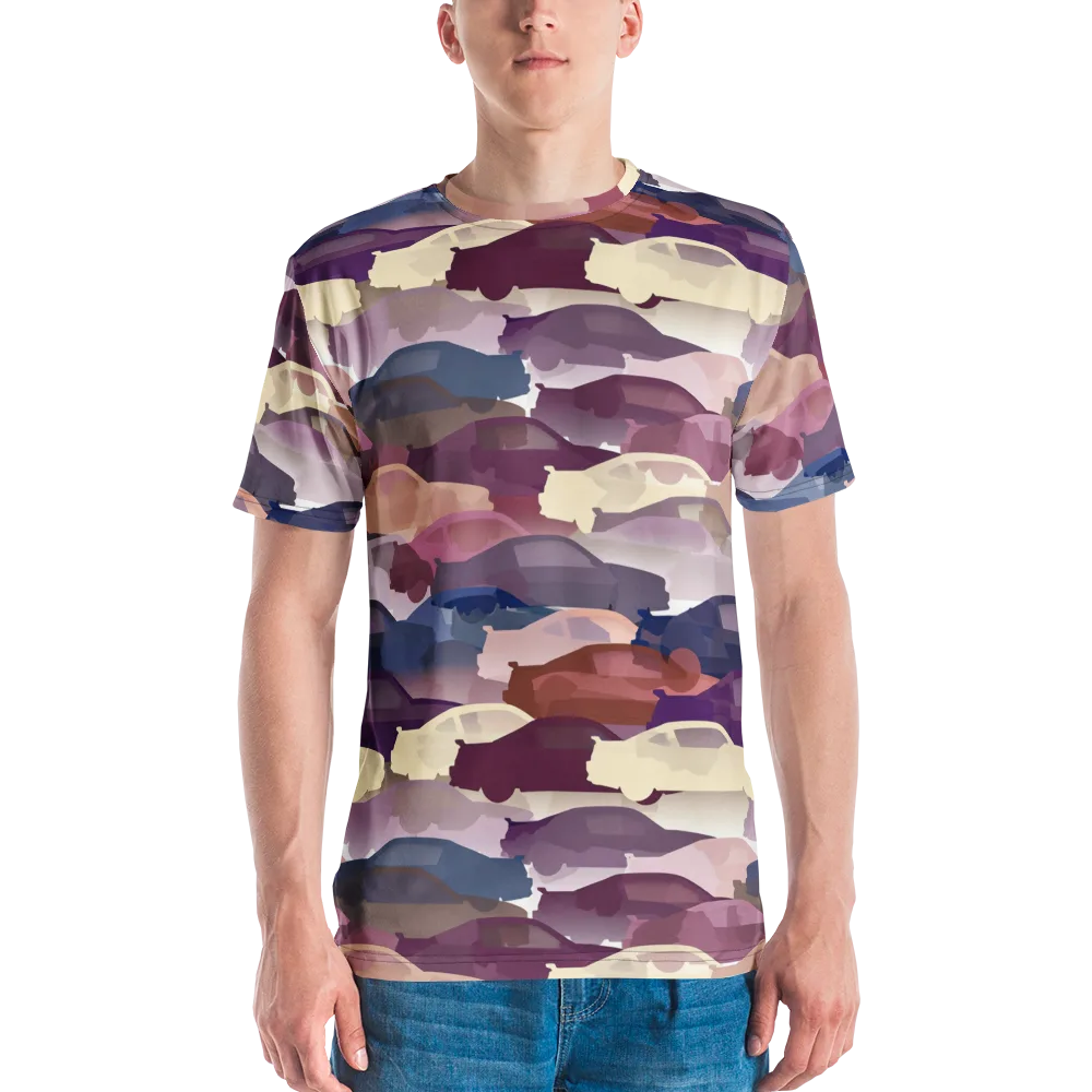 Chromatic Traffic on Men's Crew Neck T-Shirt — Front