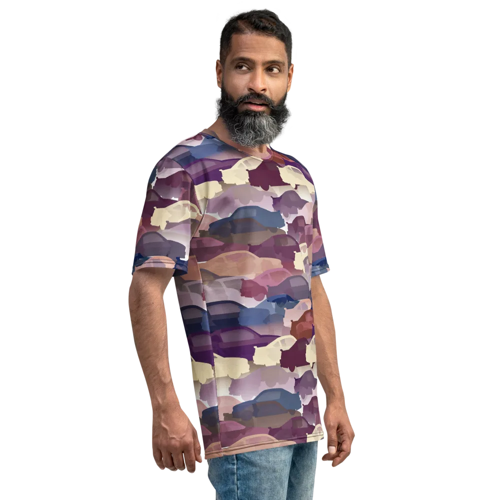 Chromatic Traffic on Men's Crew Neck T-Shirt — Right