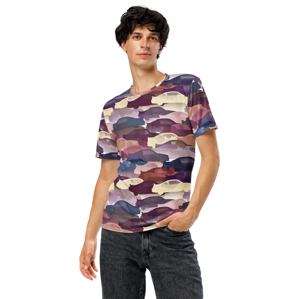 Chromatic Traffic on Men's Crew Neck T-Shirt — Front