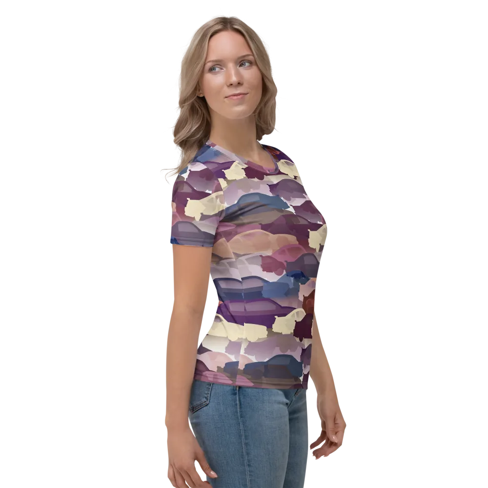 Chromatic Traffic on Women's Crew Neck T-Shirt — Right