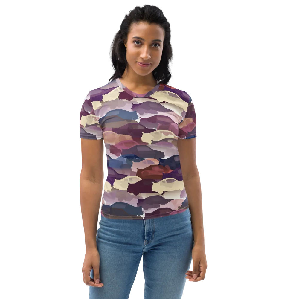 Chromatic Traffic on Women's Crew Neck T-Shirt — Front