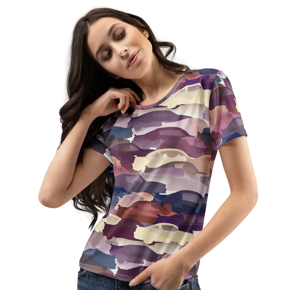 Chromatic Traffic on Women's Crew Neck T-Shirt — Left Front