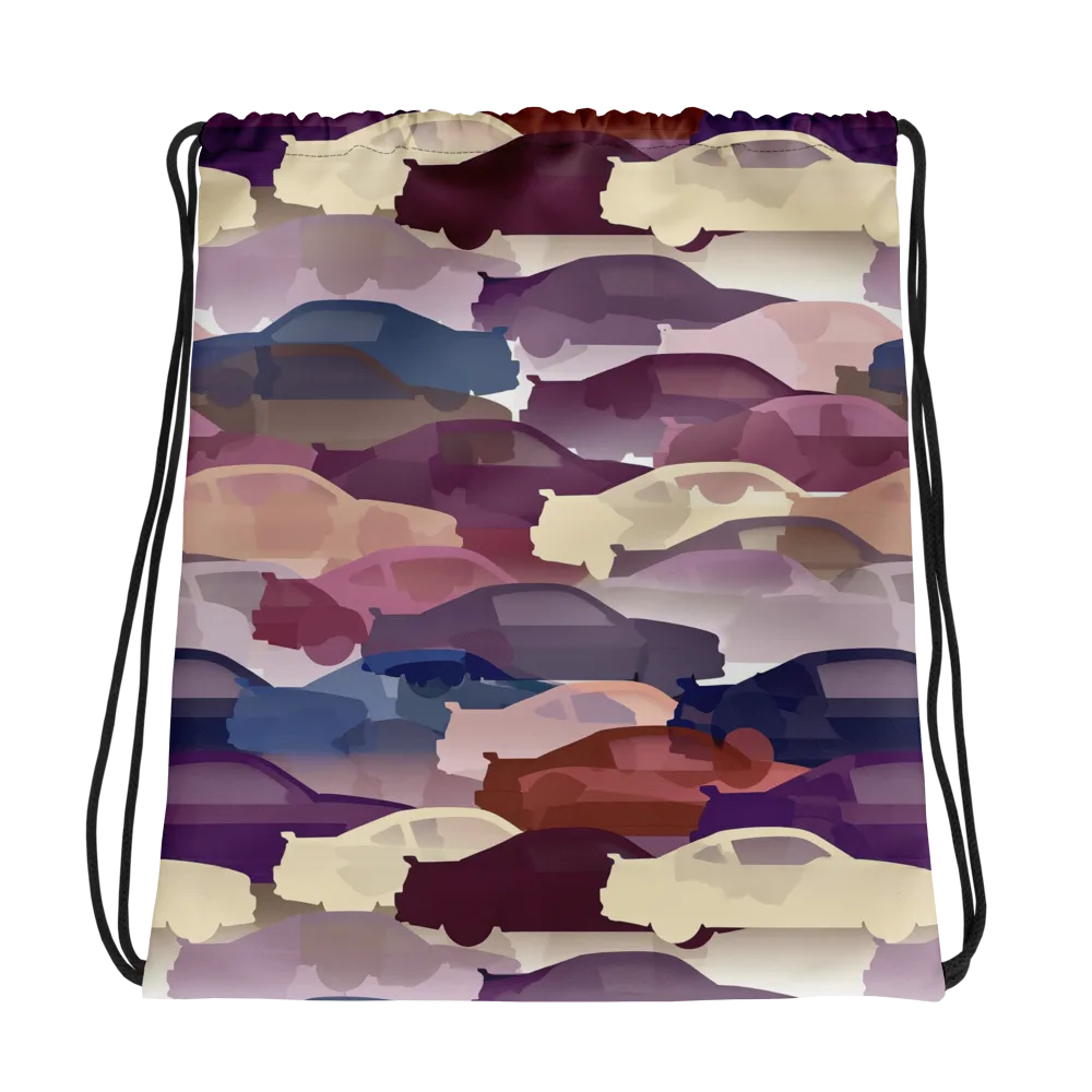 Chromatic Traffic on Drawstring Bag — Photo