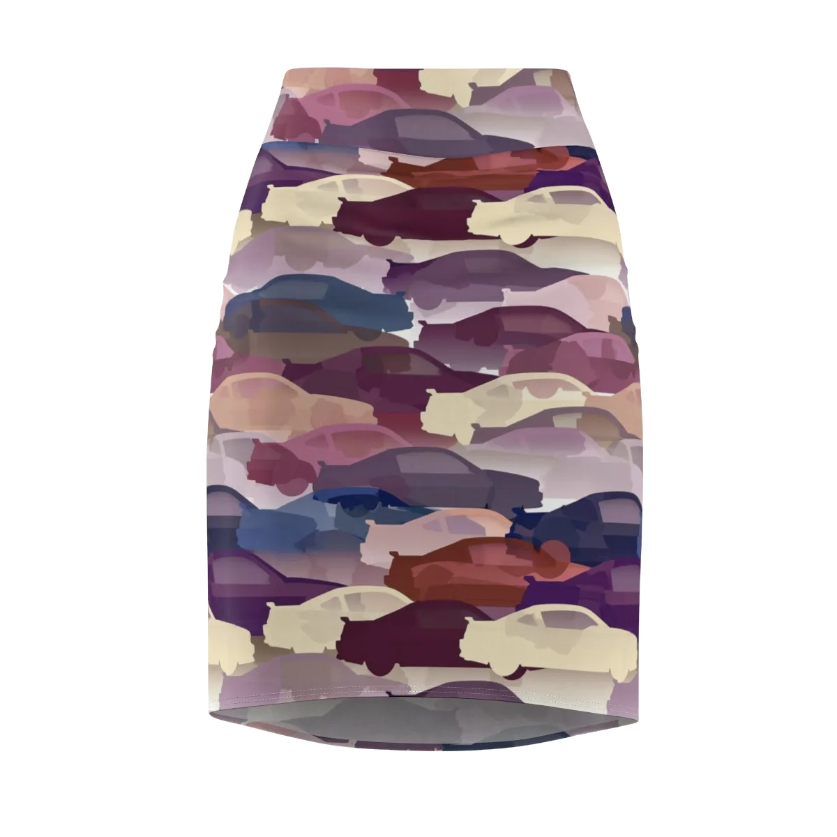 Chromatic Traffic on Pencil Skirt — Front