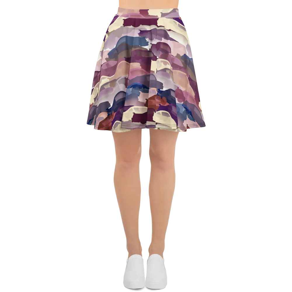 Chromatic Traffic on Skater Skirt — Front