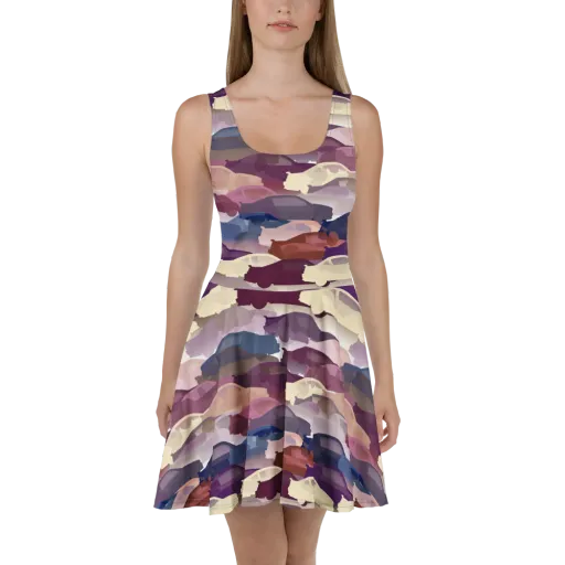 Chromatic Traffic on a Skater Dress