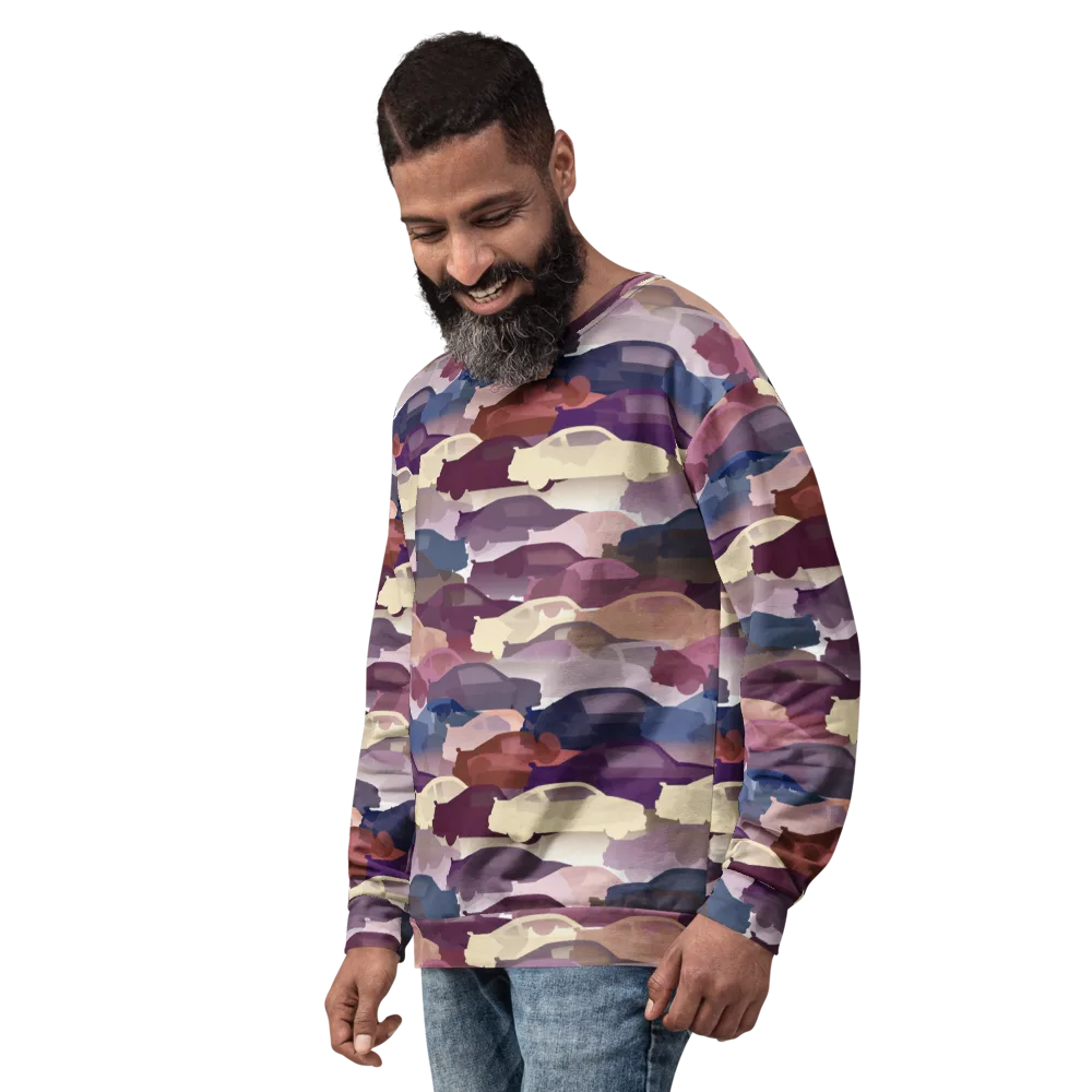 Chromatic Traffic on Sweatshirt — Left Front
