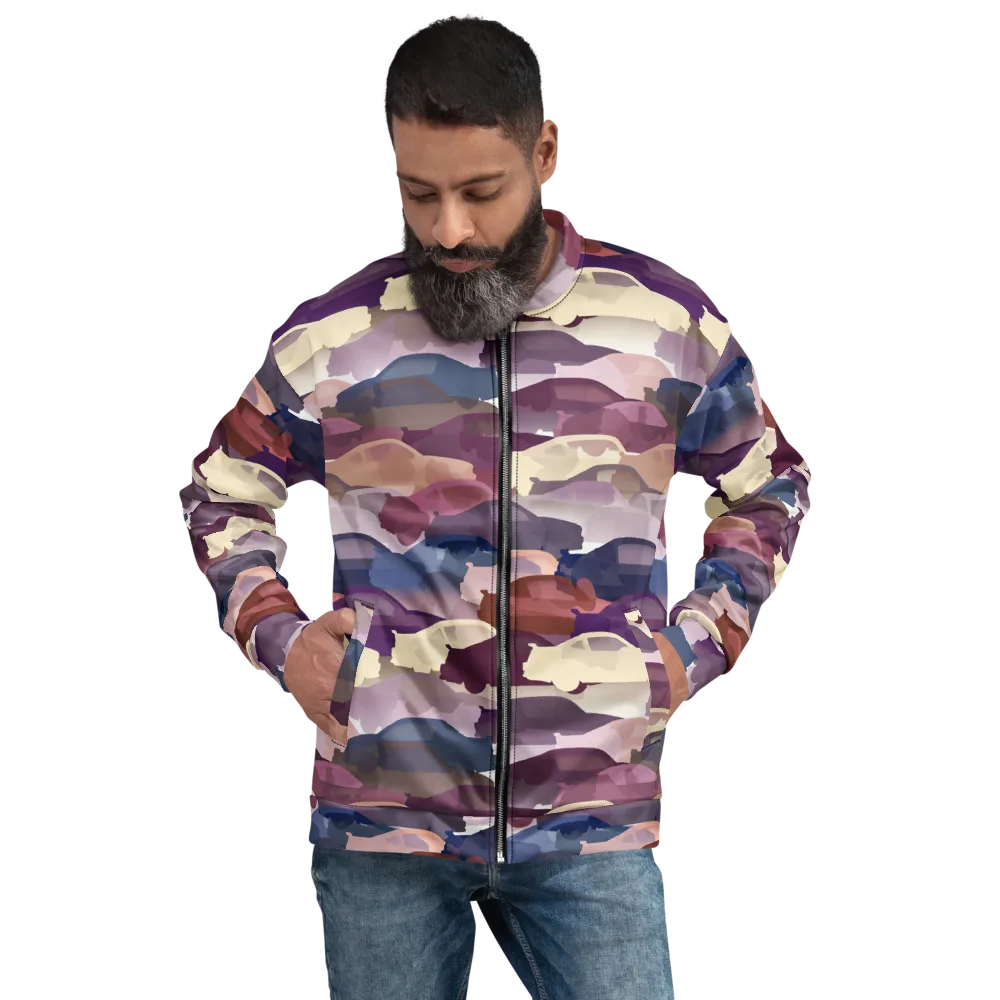 Chromatic Traffic on Bomber Jacket — Front