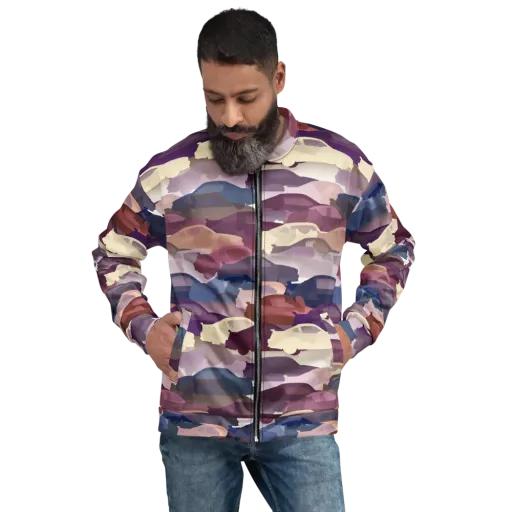 Chromatic Traffic on a Bomber Jacket