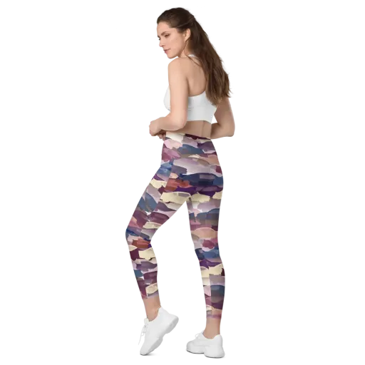 Chromatic Traffic on a Leggings with Pockets